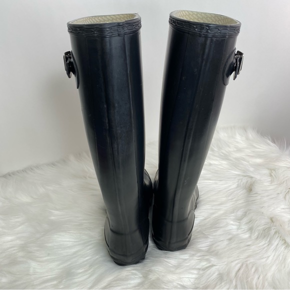 Hunter Women’s Original Black Tall Rain Boots - Picture 5 of 5